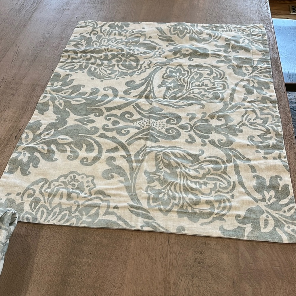 Restoration Hardware Queen Duvet with matching shams.